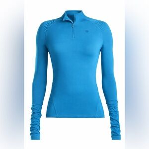 G/FORE Teal Blue Golf 1/4 Zip Pullover Women’s Medium